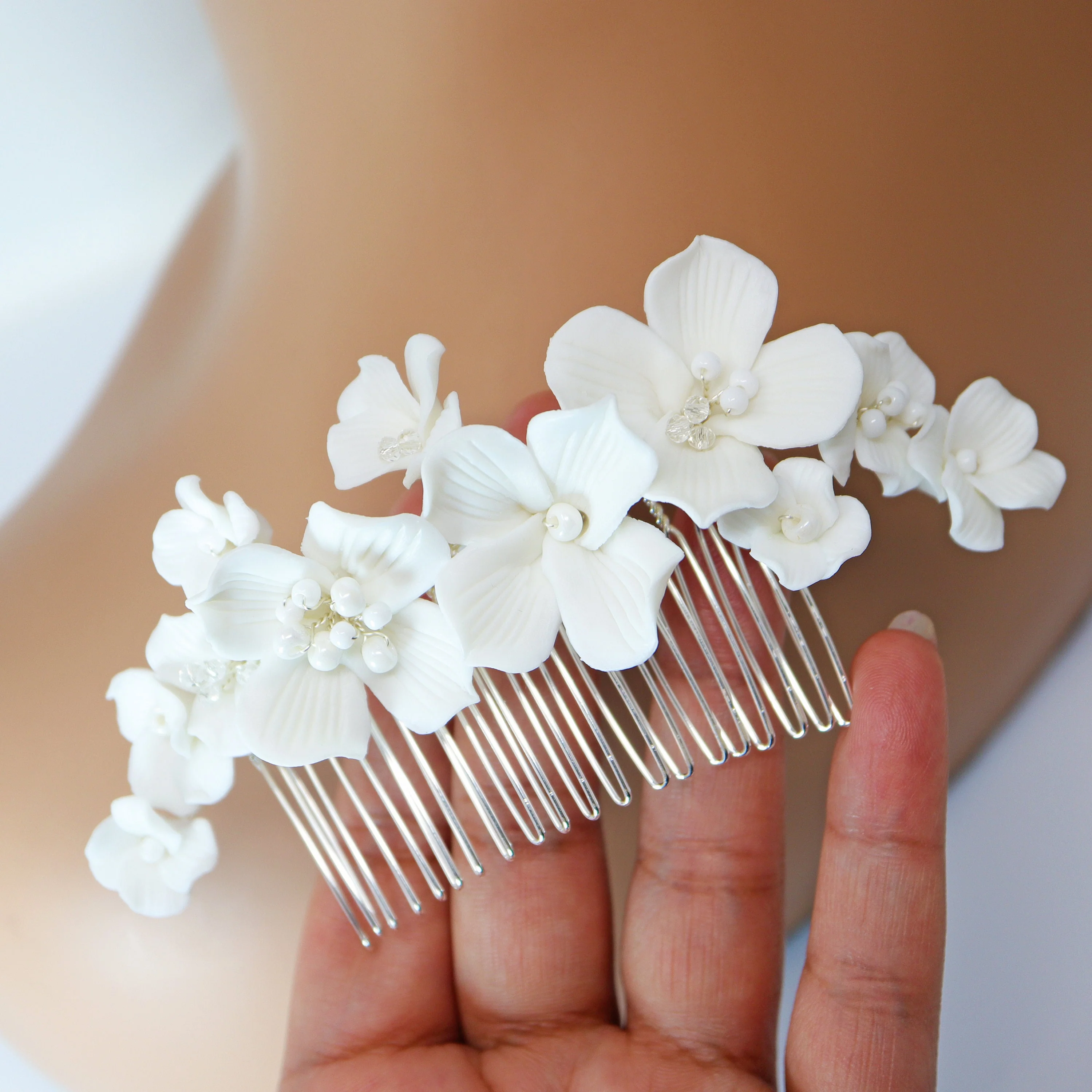 Floral Hair Combs